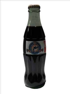 Coca-Cola Bottle with Miami Dolphins Logo 17-0 Perfect Season 1972